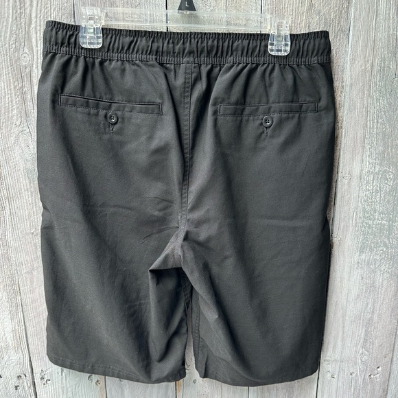 Men’s Hang Ten Stretch Comfort Waistband Drawstring Deck Shorts Gray Size Medium - Picture 2 of 6